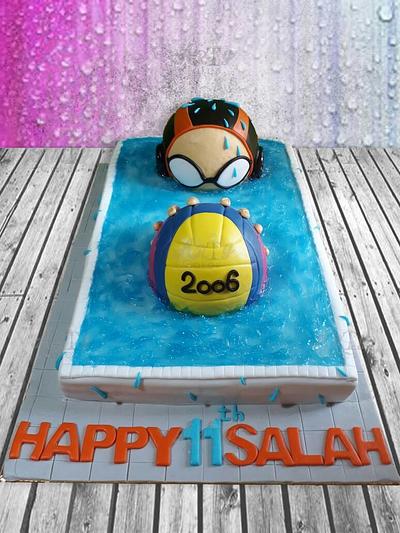 Waterpolo cake - Cake by Arty cakes