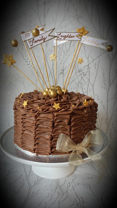 Chocolate Ruffle Cake - Cake by Molly69