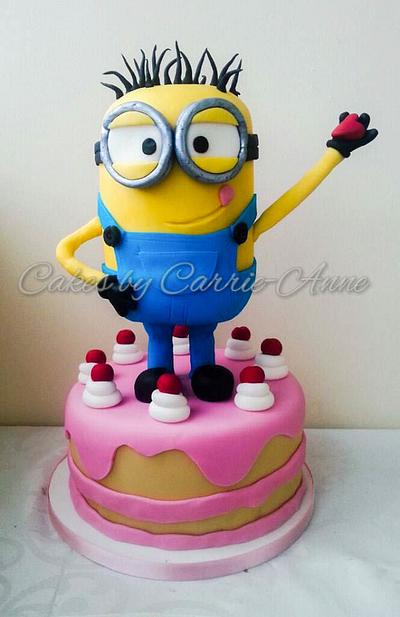 Minion proposal - Cake by Carrie-Anne Dallas