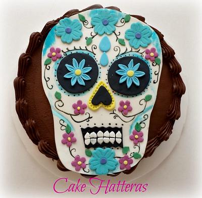 Sugar Skull Birthday - Cake by Donna Tokazowski- Cake Hatteras, Martinsburg WV