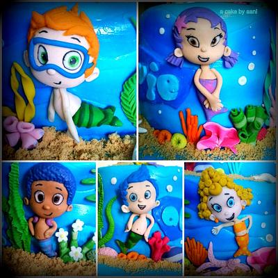 bubble guppies cake by aani - Cake by Aani