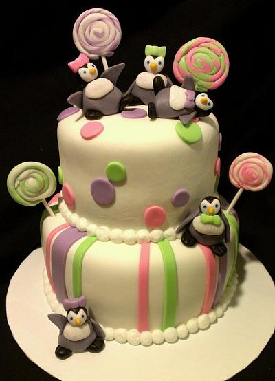 Sweet Penguin Birthday Cake! - Cake by Kristi