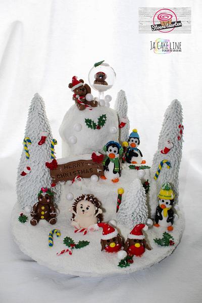 participation in the Collaboration: "Believe in the Magic of Christmas" - Cake by Jacqueline