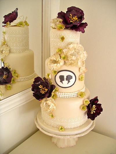Victorian wedding cake - Cake by Lynette Horner