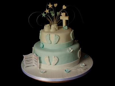 Christening cake - Cake by mitch357