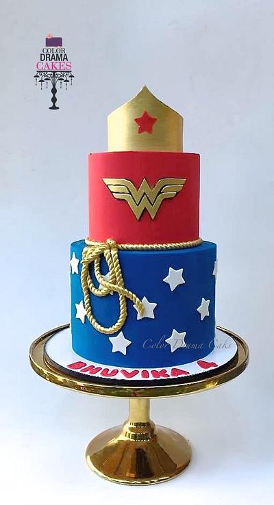 Wonder women cake  - Cake by Color Drama Cakes