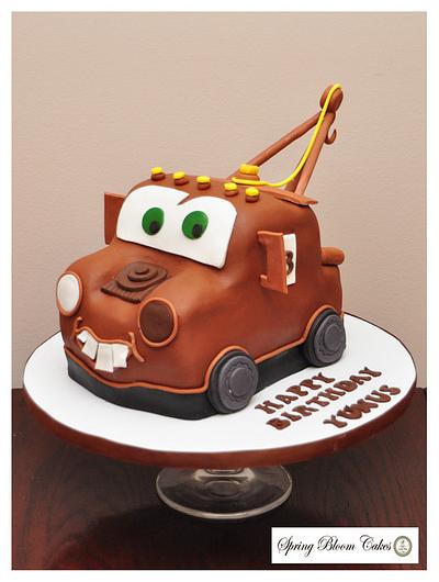 Tow Mater Cake - Cake by Spring Bloom Cakes