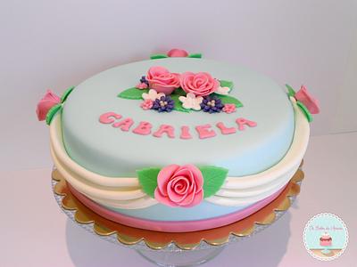 Flower Cake - Cake by Ana Crachat Cake Designer 
