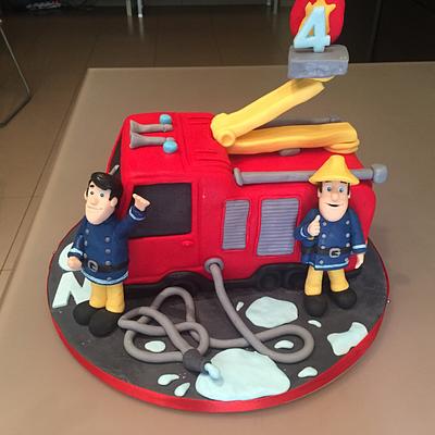 Sam the fireman cake - Cake by Micol Perugia