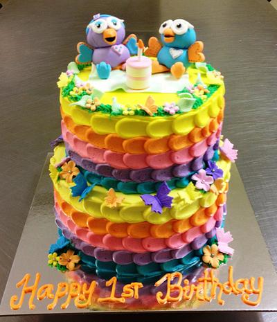 Hoot and Hootabelle Cake - Cake by Delicious Designs Darwin