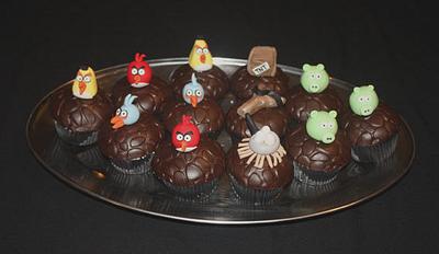 Angry Bird Cupcakes - Cake by Ciccio 