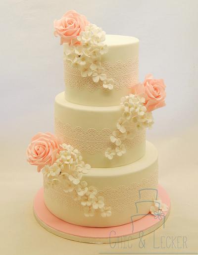 Wedding cake Rose  - Cake by Ute Fenske