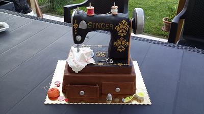 Singer machine cake - Cake by Mara