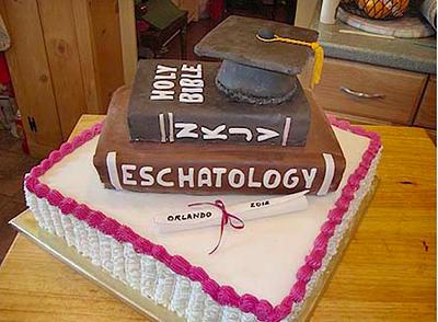 Seminary Grad Cake - Cake by Julia 