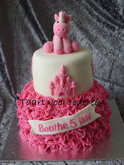 Pink unicorn - Cake by Taart voor Iedereen