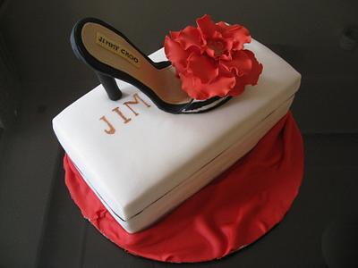 Jimmy Choo Cake - Cake by Tina Scott Parashar's Cake Design
