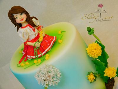 Little girl - Cake by Sladky svet