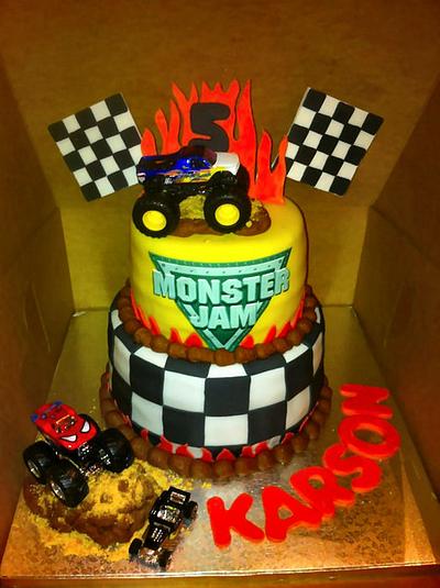 Monster truck cake - Cake by Shelly Vance