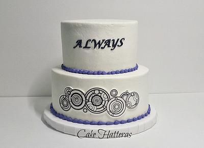 Always, A Dr. Who Wedding Cake - Cake by Donna Tokazowski- Cake Hatteras, Martinsburg WV
