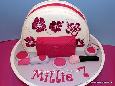 Makeup Bag - Cake by Celebration Cakes by Cathy Hill