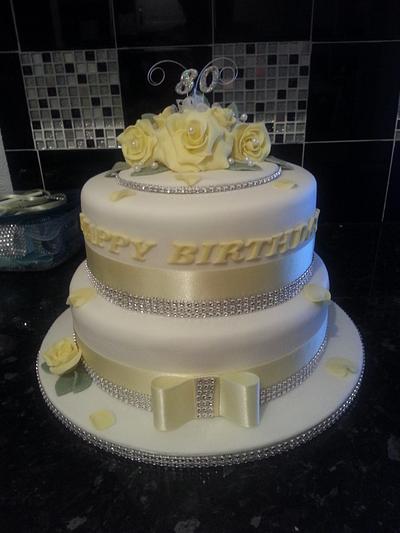 80th birthday - Cake by jncc25
