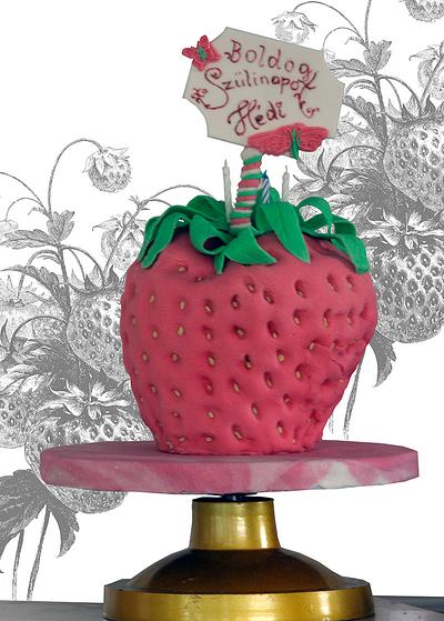 Strawberry Cake - Cake by Agnes Havan-tortadecor.hu
