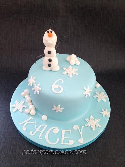 Frozen/Olaf cake - Cake by Perfect Party Cakes (Sharon Ward)