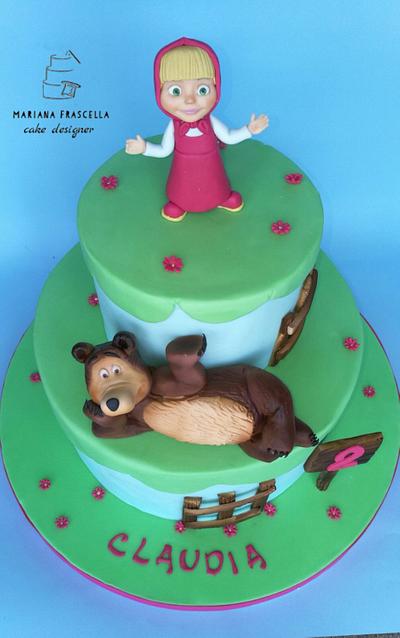 Masha and bear - Cake by Mariana Frascella