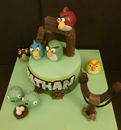 Angry Birds  - Cake by Essentially Cakes