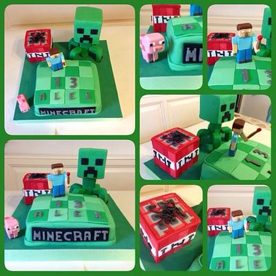 Minecraft cake - Cake by Soñe que era dulce