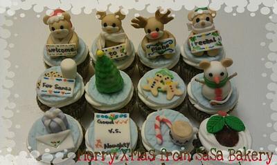 christmas cupcake collection - Cake by SaSaBakery