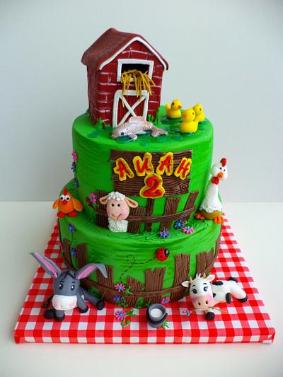 wellcome in the Farm - Cake by Slavena Polihronova