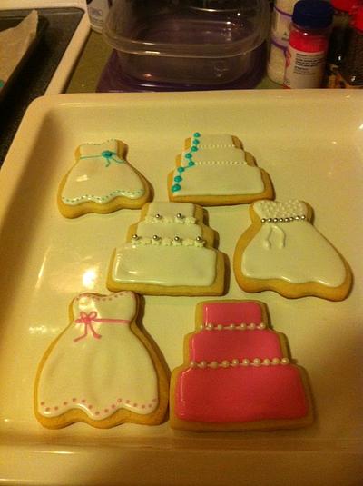 Wedding Shower Cookies - Cake by Jen Scott