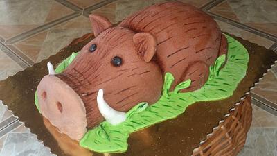 Warthog Cake - Cake by Ewa Drzewicka