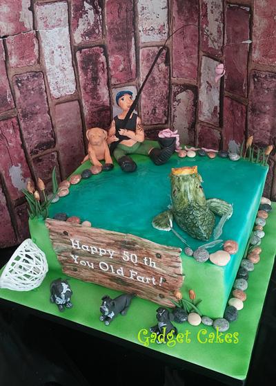Fishing Cake  - Cake by Gadget Cakes