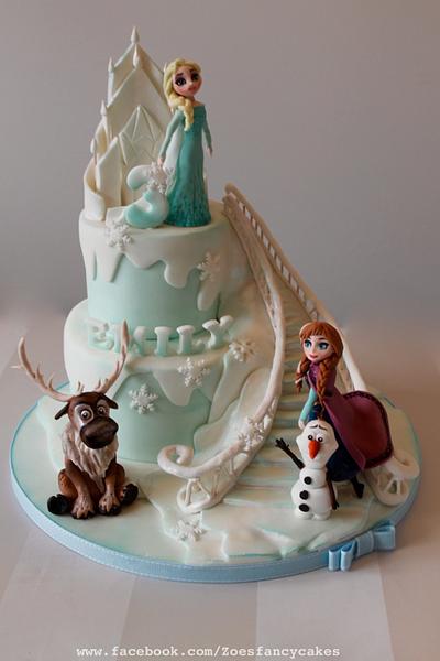 Another Frozen cake  - Cake by Zoe's Fancy Cakes