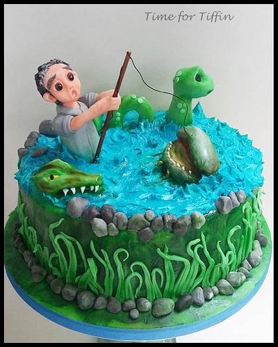 River monster's - Cake by Time for Tiffin 