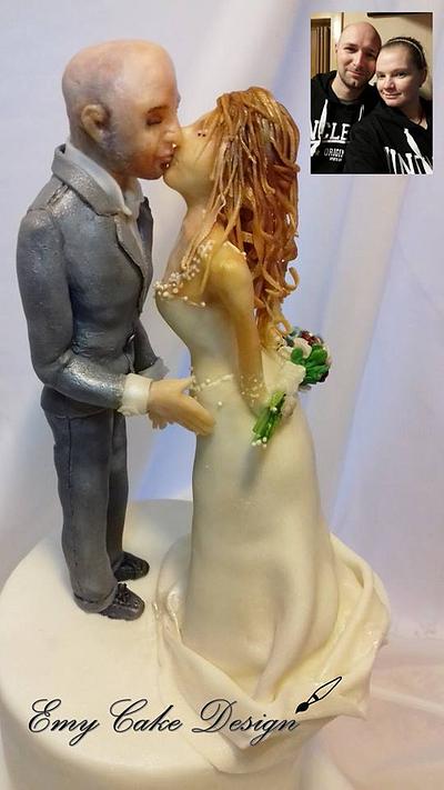 Realistic wedding figures - Cake by EmyCakeDesign