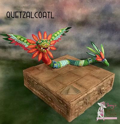 Myths and Legends Quetzalcoatl  - Cake by Jenny Kennedy Jenny's Haute Cakes