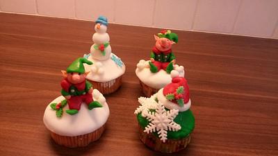 xms cupcakes - Cake by Nikoletta Giourga