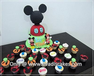 Mickey Mouse Club House Cake.. - Cake by EvadisCakes
