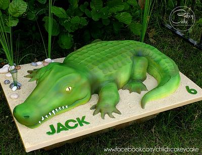 Crocodile Cake - Cake by CakeyCake