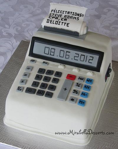 3D Calculator Cake - Cake by Mira - Mirabella Desserts