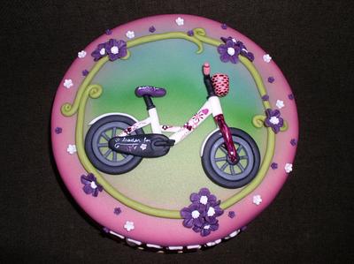 Girls bicycle - Cake by Petraend