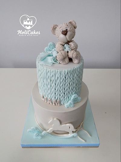 Baby boy  - Cake by MOLI Cakes