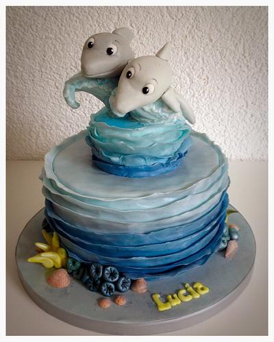 Dolphin Cake for Birthday - Cake by Simone Barton