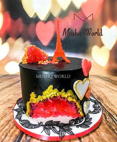 Love in Paris - Cake by MUSHQWORLD