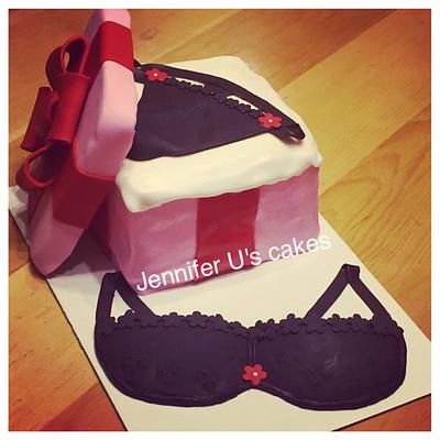 Lingerie shower cake - Cake by Jenscakes15