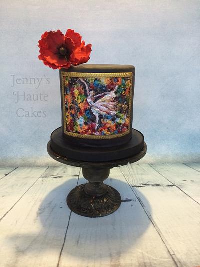 Painted Ballerina - Cake by Jenny Kennedy Jenny's Haute Cakes