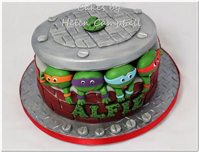Ninja Turtle Cake - Cake by Helen Campbell